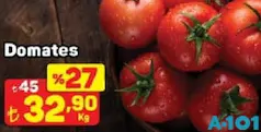 DOMATES KG fiyat ve kampanya bilgisi